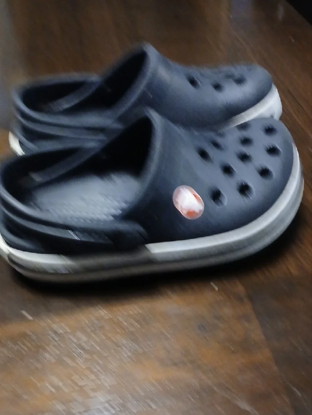 Kids Black Slip-On Crocs